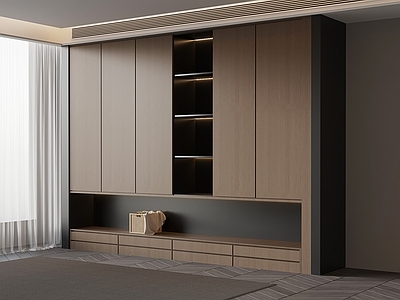 极简衣帽间 衣柜