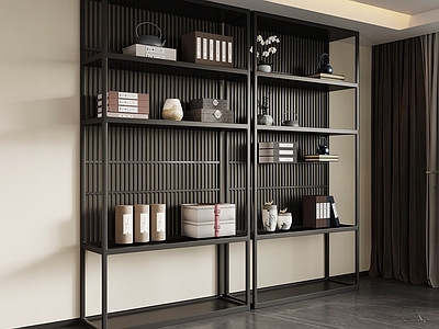 新中式博古架