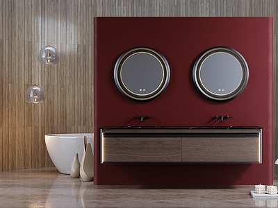 意式极简卫生间 浴室柜