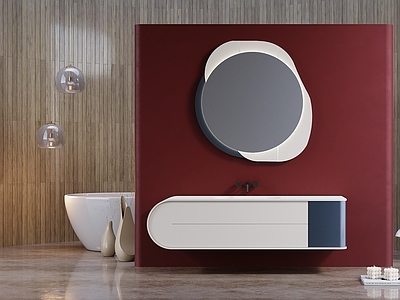 现代简约卫生间 浴室柜