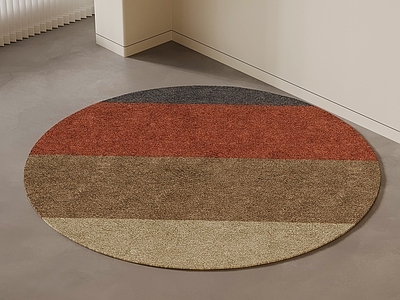 现代简约圆形地毯