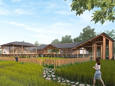 新中式文化馆 新中式游客中心