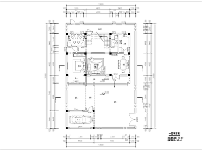 现代别墅建筑 三层别墅 自建房 施工图