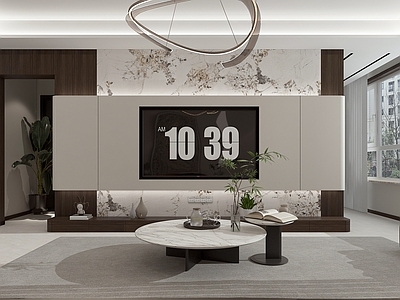 现代简约客餐厅