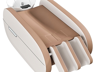 现代简约理发器材 发廊洗头躺椅