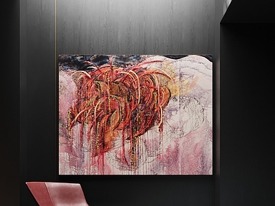 极简挂画 美式挂画 意式轻奢挂画 抽象画 极简中古挂画