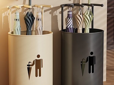 奶油风其他生活用品 雨伞 玄关 摆件 地毯 挂画