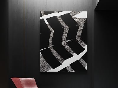 极简主义挂画 意式极简挂画 黑白挂画 现代抽象挂画 中古挂画