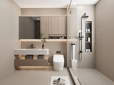 现代简约卫生间