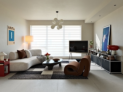 现代简约家居客厅