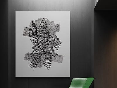 现代挂画 黑白挂画 黑白挂画 黑白抽象挂画 挂画