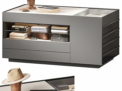 极简首饰柜 Poliform 中岛柜z 衣帽柜