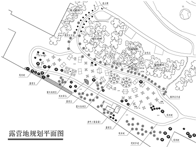 现代酒吧 户外酒吧驻唱露营 施工图