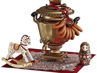 复古摆件组合 摆件