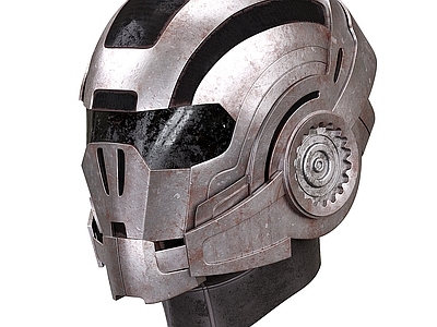 赛博朋克玩具 战甲头盔