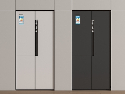 现代简约冰箱 冰箱 双开门冰箱  简约冰箱柜  中古冰箱  意式冰箱  厨房电器