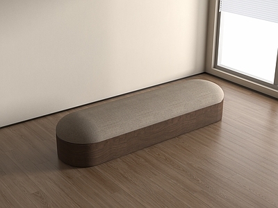 现代简约沙发凳 中古风长凳  侘寂风沙发凳  换鞋凳  木凳 矮凳