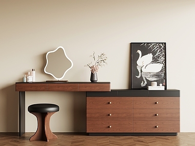 中古风妆台妆凳