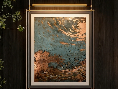新中式挂画 现代轻奢艺术挂画 轻奢抽象艺术挂画 轻奢艺术玄关挂画