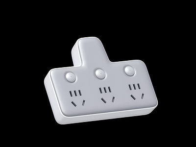 极简其他数码器材 扩展开关插座