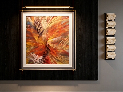 现代轻奢挂画 简约抽象艺术挂画 现代轻奢抽象挂画