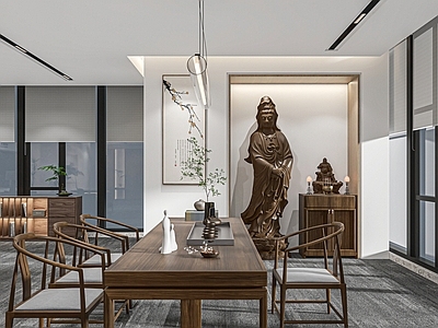 新中式宗教文化 禅室