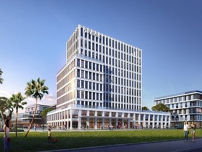 现代主义写字楼 现代办公楼