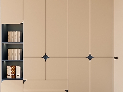 奶油风衣柜 儿童房衣柜