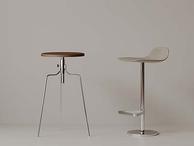 极简吧椅 现代中古吧椅 复古吧椅 极简布艺吧凳 侘寂木吧凳 金属吧凳