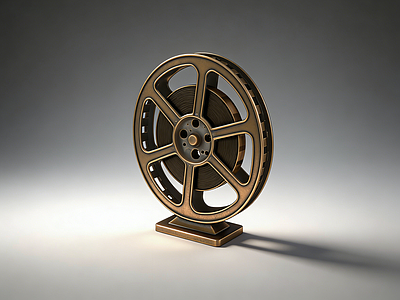 复古其他工业设备 雕塑 摆件 胶片 美陈 AI渲染