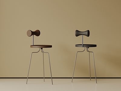 现代简约吧椅 现代中古吧椅 复古吧椅 极简布艺吧凳 侘寂木吧凳 金属吧凳