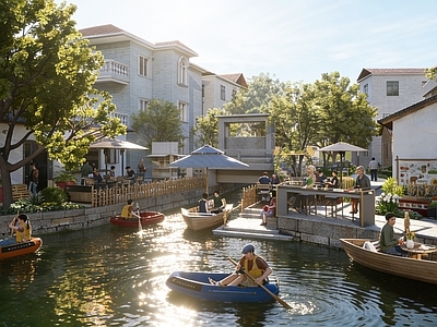 新中式景观滨水景观 现代乡村滨水景观 河道提升 乡村景观 文旅业态提升 乡村埠头设计