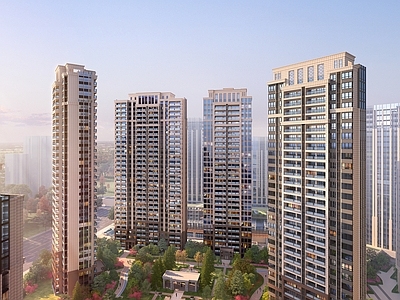 现代主义高层住宅 现代超高层住宅