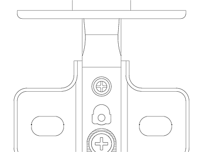 精选全屋定制家具家居五金图块 五金系列常用图块 铰链131