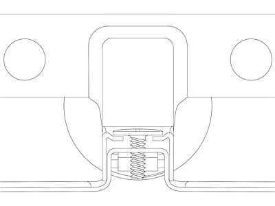 精选全屋定制家具家居五金图块 五金系列常用图块 铰链133
