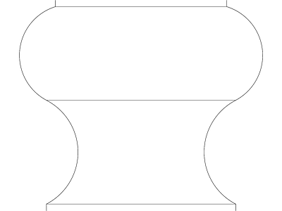 精选全屋定制家具家居五金图块 五金系列常用图块 2圆把手2平面