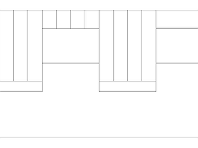 精选全屋定制家具家居五金图块 五金系列常用图块 十字暗铰中号