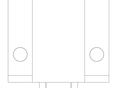 精选全屋定制家具家居五金图块 五金系列常用图块 自弹式磁碰15