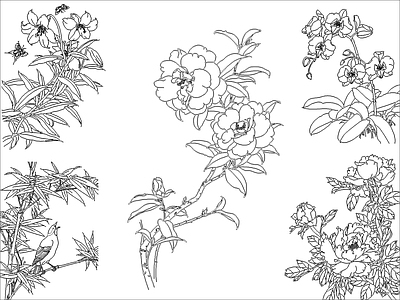 现代花 花汇 施工图