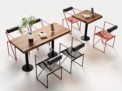 现代简约餐椅 工业风餐桌椅