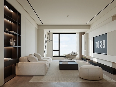 现代简约家居客厅 现代客厅 沙发组合 沙发背景墙 电视背景墙