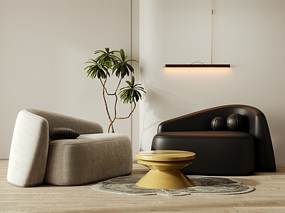 现代简约单人沙发 单人沙发 皮质沙发 懒人沙发 休闲椅 布艺单椅