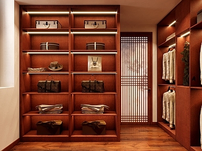 新中式衣帽间