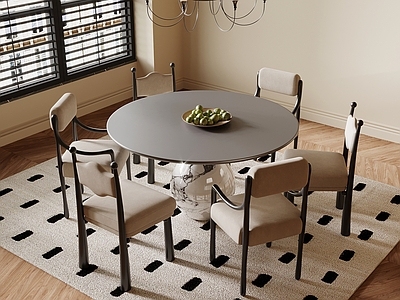 现代简约餐桌椅