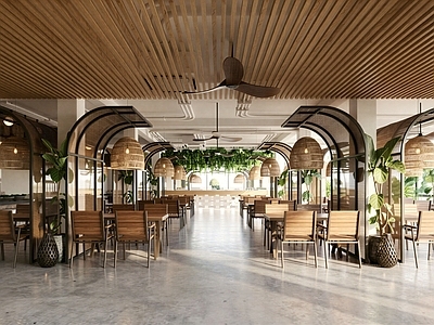 自然风自助餐厅 自助餐厅 东南亚餐厅 网红餐厅 西餐厅 豪华餐厅