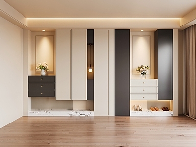 法式鞋柜 鞋柜 玄关鞋柜