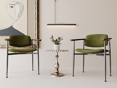 中古风休闲椅 现代单人椅