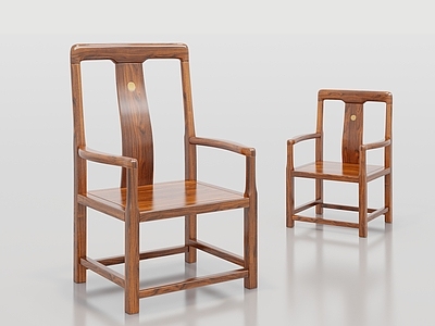 新中式餐椅 新中式 实木椅子