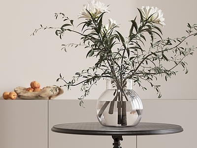 奶油风花艺 绿植摆件 绿植