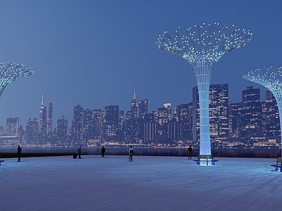 现代主义艺术装置 科技 灯光